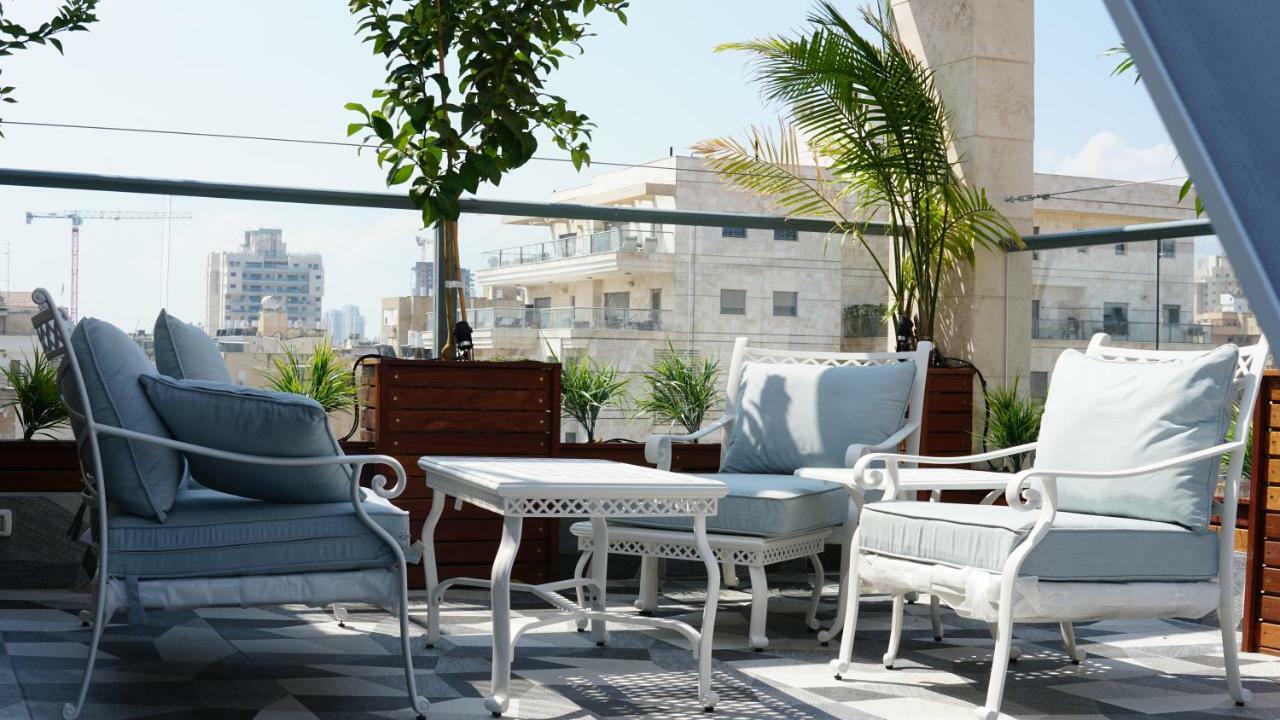 Luxury Rooftop Apartment In Netanja Buitenkant foto